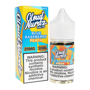 Cloud Nurdz Blue Raspberry Peach – 30ml