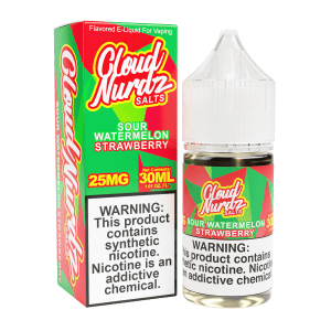 Cloud Nurdz Sour Watermelon Strawberry – 30ml