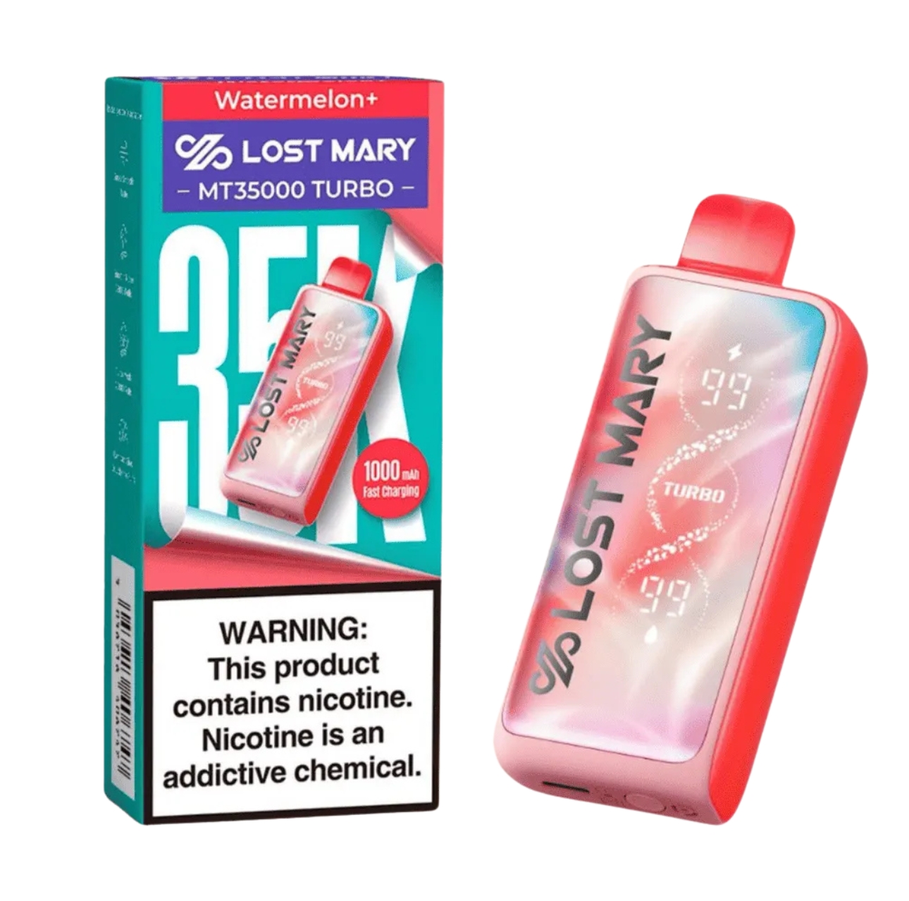 Lost Mary MT 35k Puffs Watermelon Ice