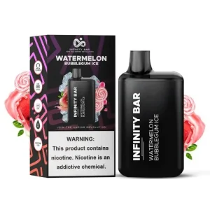 WATERMELON BUBBLEGUM ICE INFINITY BAR DISPOSABLE 5k Puffs