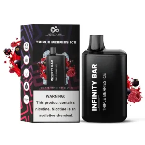 TRIPLE BERRIES ICE INFINITY BAR DISPOSABLE 5k Puffs