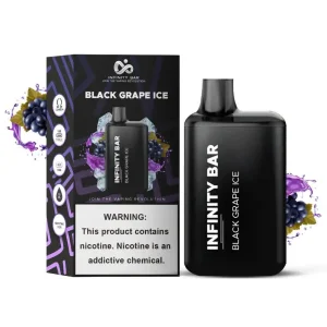 BLACK GRAPE ICE INFINITY BAR DISPOSABLE 5k Puffs