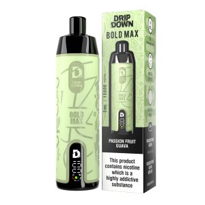 PASSION FRUIT GUAVA DRIP DOWN BOLD MAX DISPOSABLE 15000 PUFFS