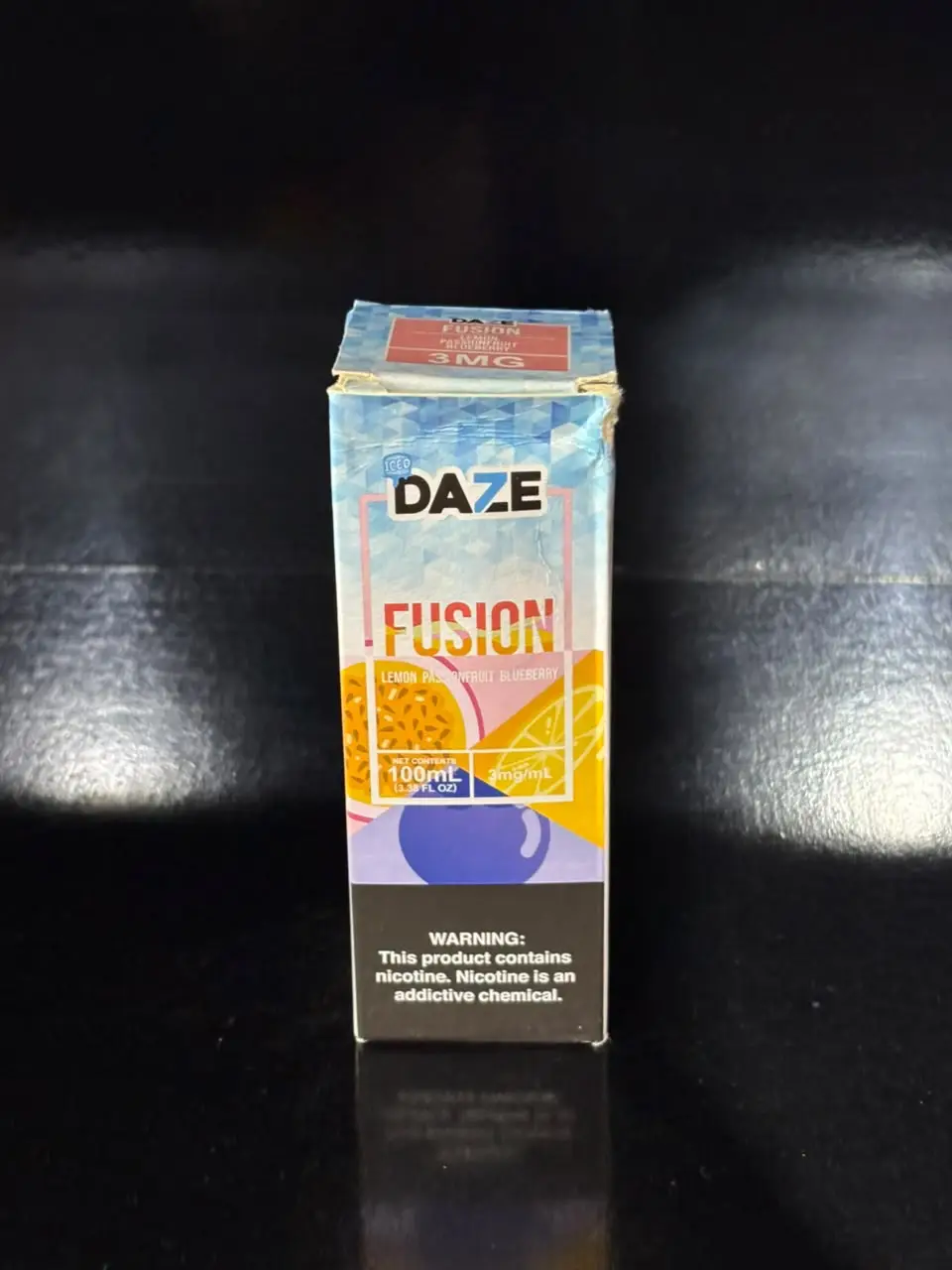 DAZE 3mg Lemon Passionfruit Blackberry