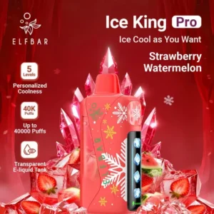 Elfbar Ice King Pro 40K Disposable Vape – Strawberry Watermelon