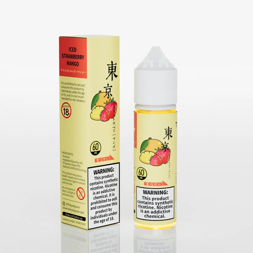 Tokyo ICED LEMON STRAWBERRY 60ml (Free Base)