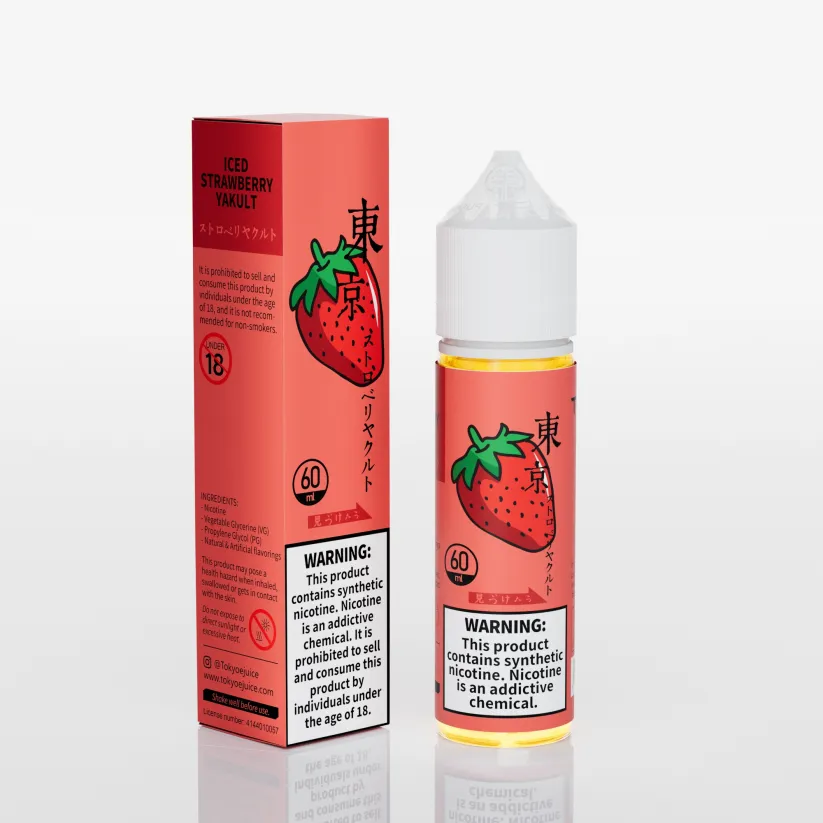 Tokyo ICED STRAWBERRY YAKULT 60ml (Free Base)