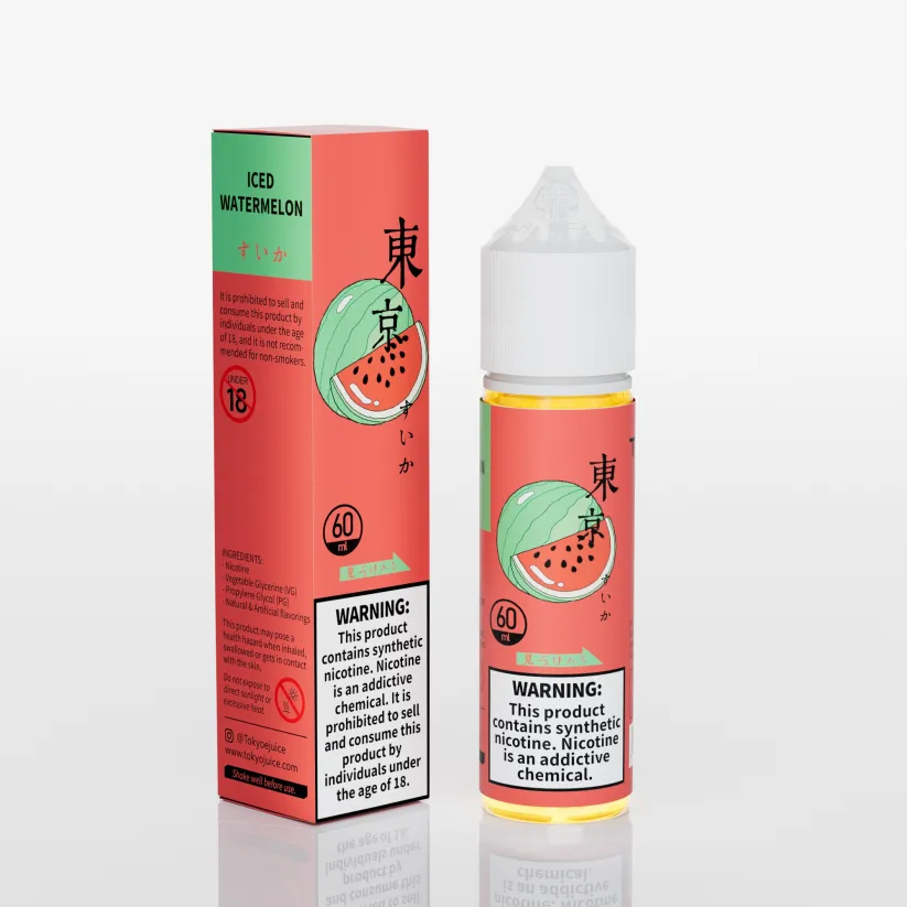Tokyo ICED WATERMELON 60ml (Free Base)