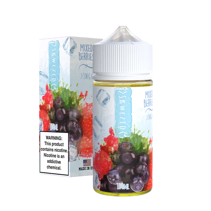 MIXED BERRIES ICE 100ML - SKWEZED ICED