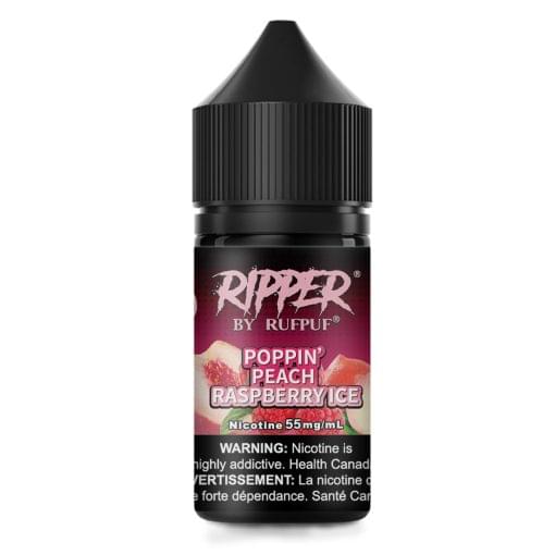 Rufpuf Ripper Salt-Poppin’ Peach Raspberry Ice 30ml