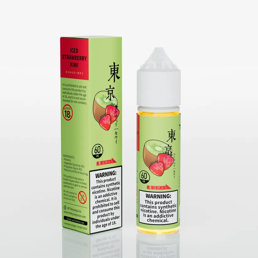 Tokyo ICED STRAWBERRY KIWI 60ml (Free Base)
