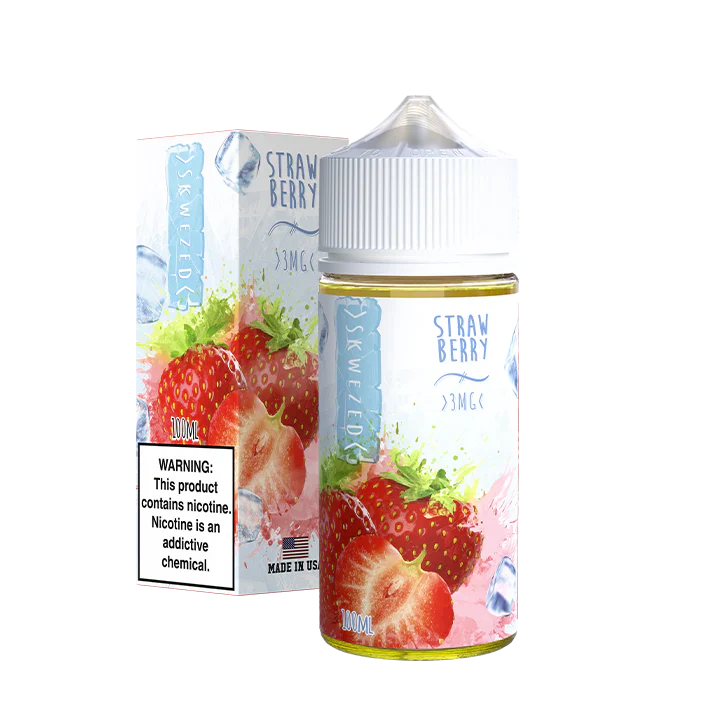 STRAWBERRY ICE 100ML - SKWEZED ICED
