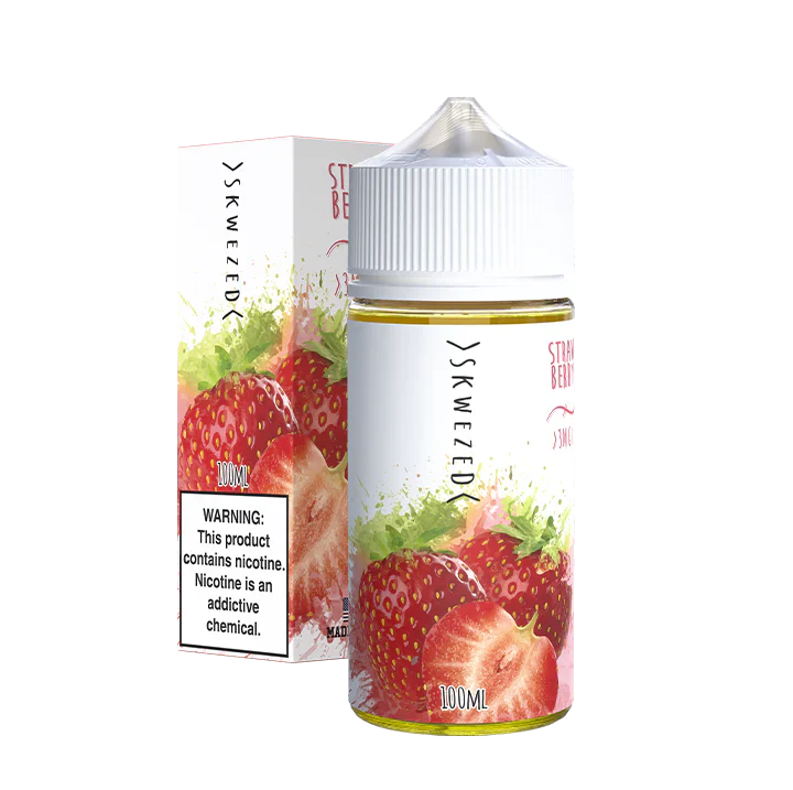 STRAWBERRY 100ML - SKWEZED NON ICED
