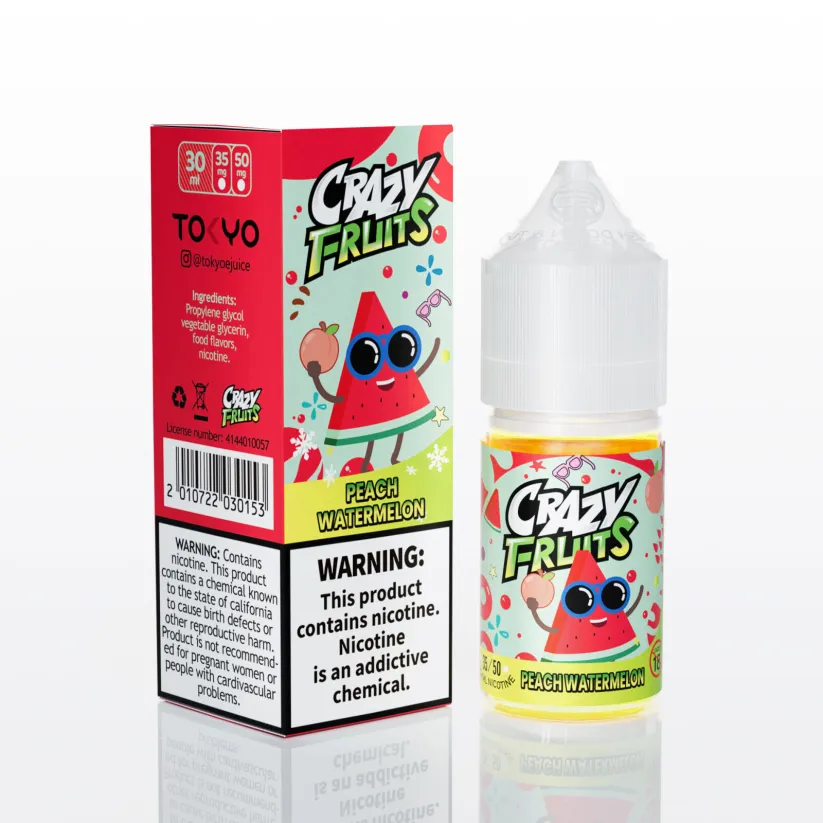 Tokyo Crazy Fruit Peach Watermelon 30ml