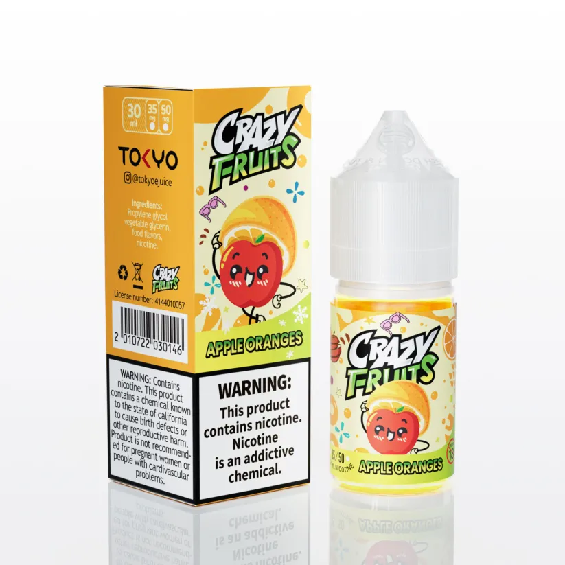 Tokyo Crazy Fruit Apple Oranges 30ml