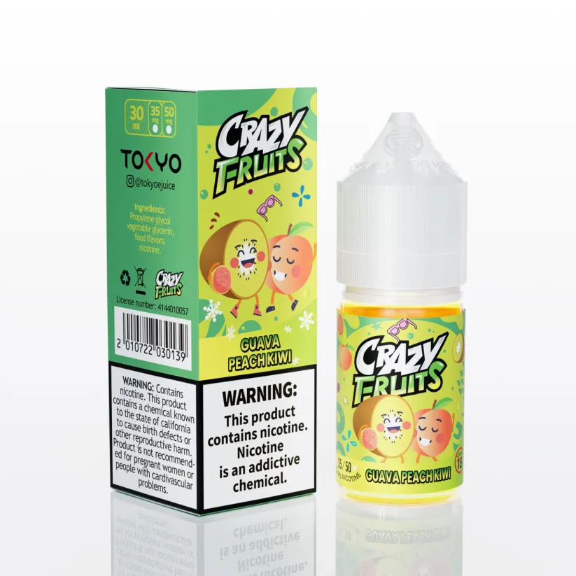 Tokyo Crazy Fruit Guava Peach Kiwi 30ml