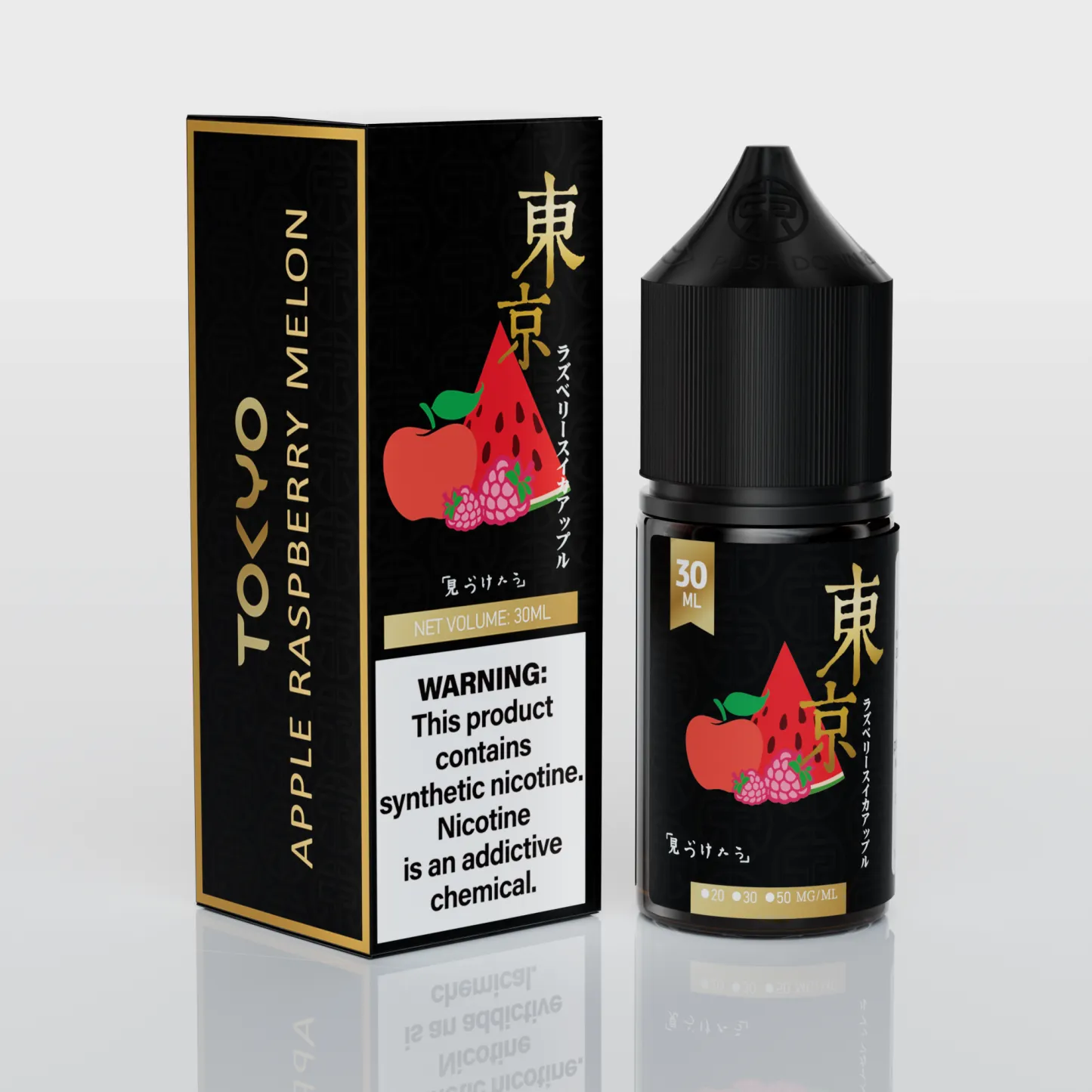 TOKYO ICED APPLE RASPBERRY MELON 30ML - GOLDEN SERIES