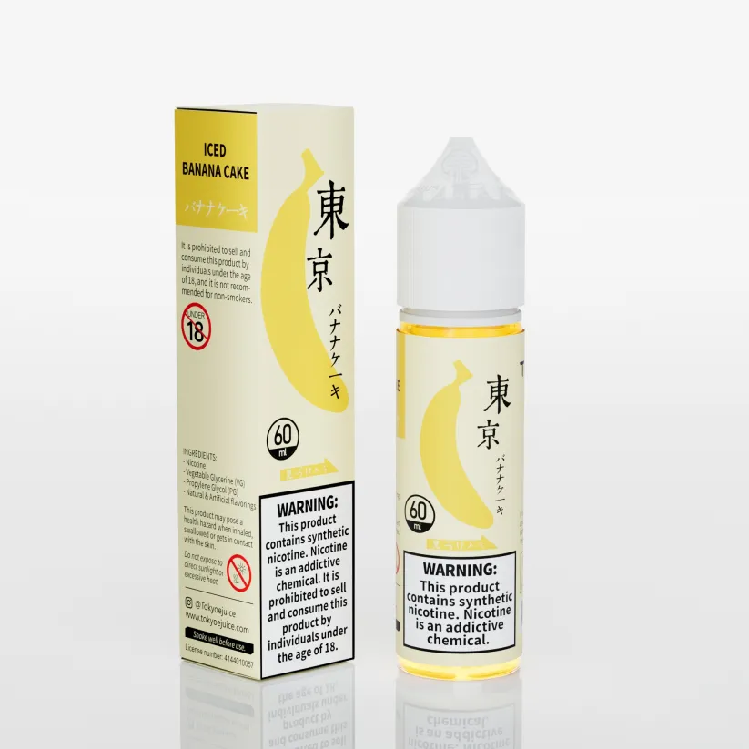 Tokyo ICED BANANA CAKE Ice 60ml (Free Base)