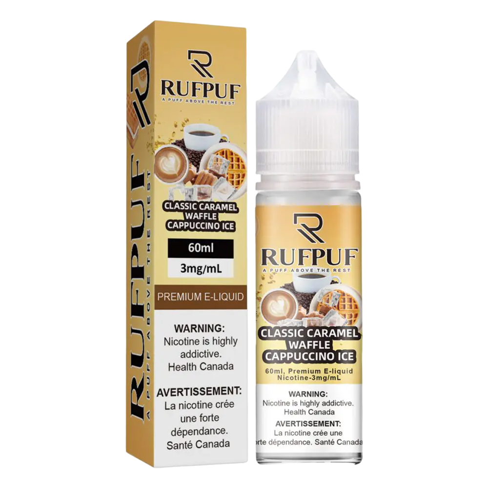 RufPuf Classic Caramel Waffle Cappuccino Ice – 60ml