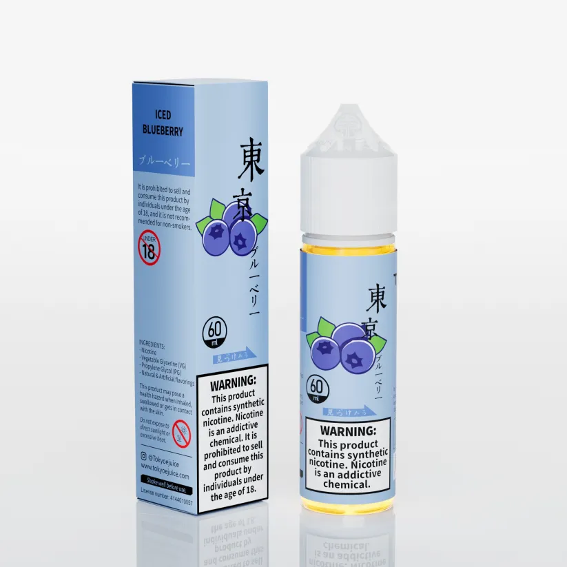 Tokyo ICED BLUEBERRY 60ml (Free Base)