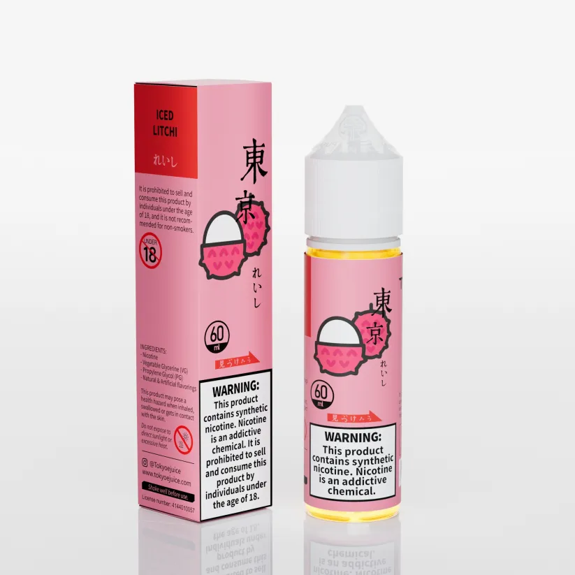 Tokyo ICED LITCHI 60ml (Free Base)