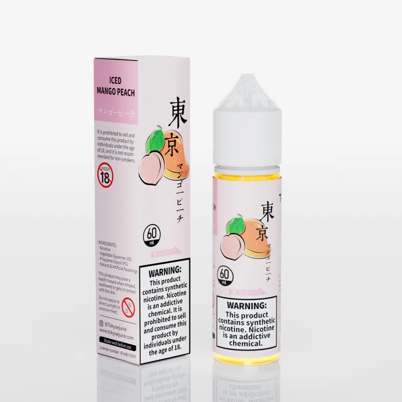 Tokyo ICED MANGO PEACH 60ml (Free Base)