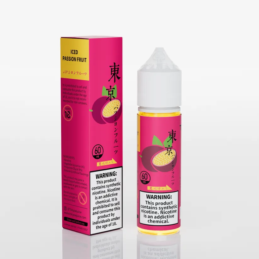 Tokyo ICED PASSION FRUIT 60ml (Free Base)