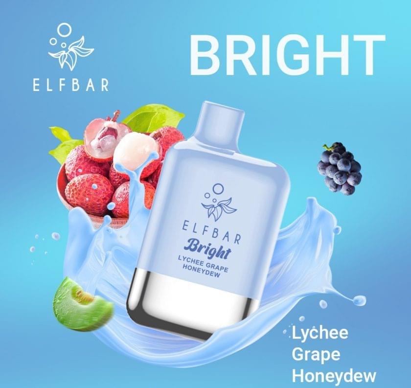 ELFBAR BRIGHT - Lychee Grape Honeydew (6k Puffs)