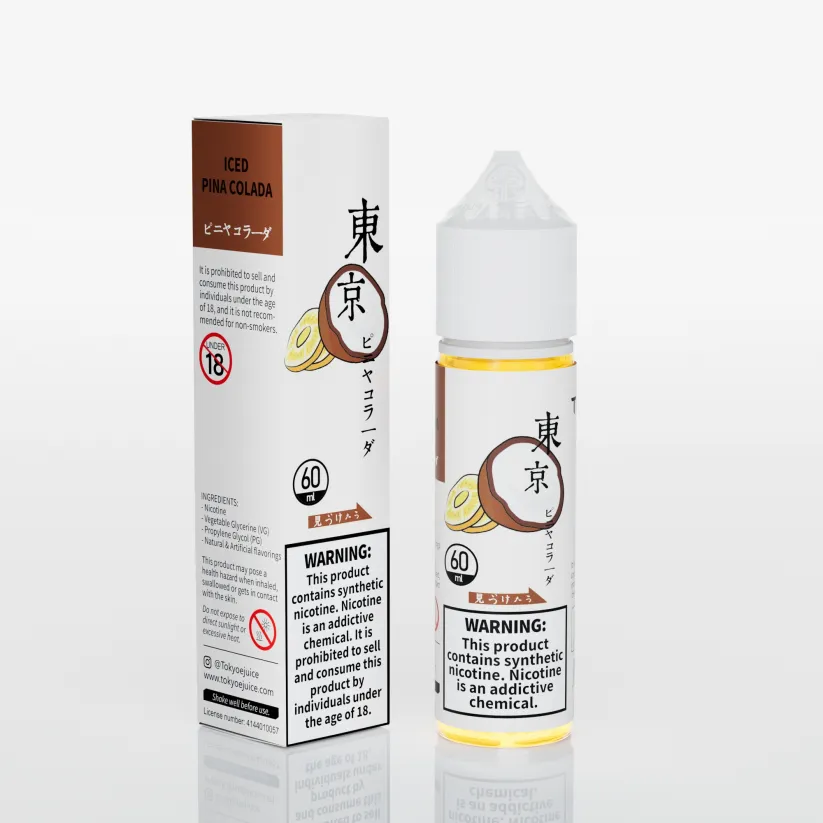 Tokyo ICED PINA COLADA 60ml (Free Base)