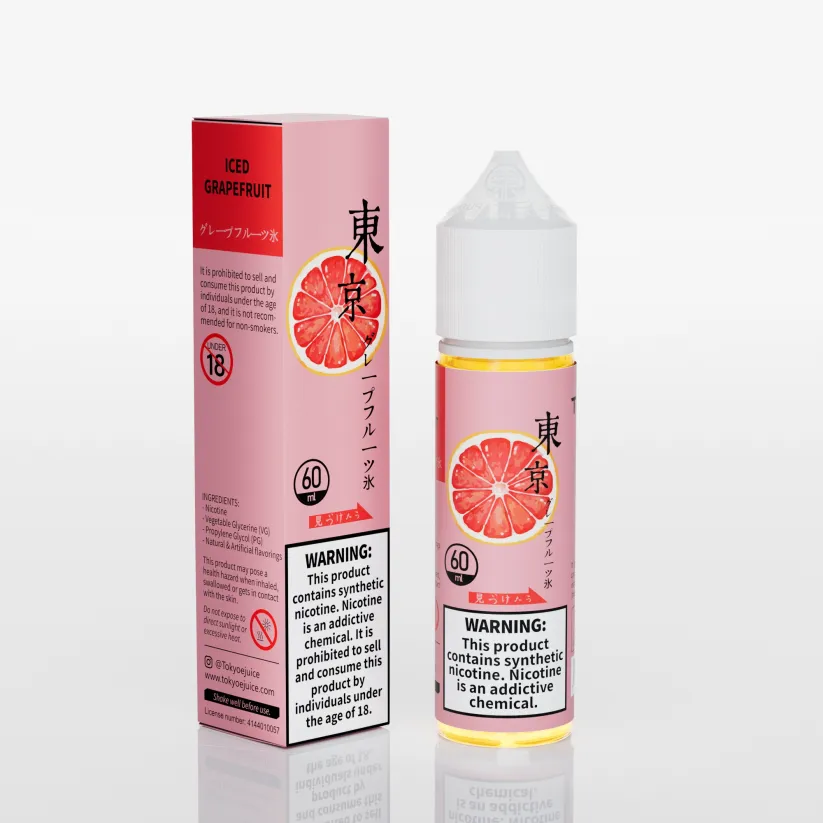 Tokyo ICED GRAPEFRUIT 60ml (Free Base)