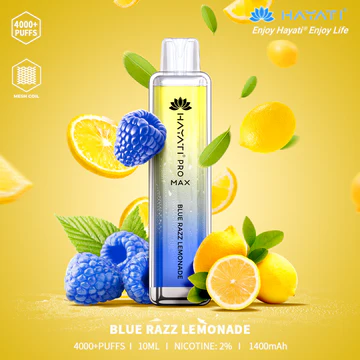 Hayati Pro Max 4000 (Puffs) Blue Razz Lemonade