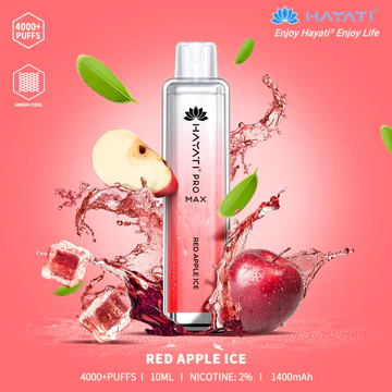 Hayati Pro Max 4000 (Puffs) Red Apple Ice