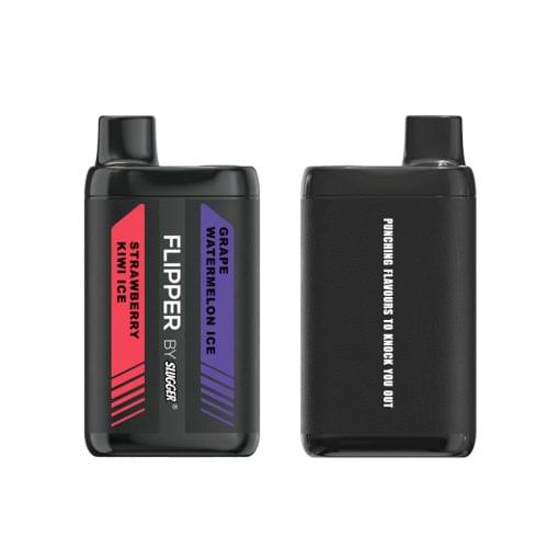 Flipper 16k Puffs - Strawberry Kiwi Ice+Grape Watermelon Ice