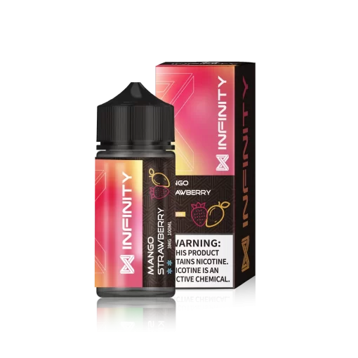 INFINITY FREEBASE – MANGO STRAWBERRY ICE – 100ML (3MG)