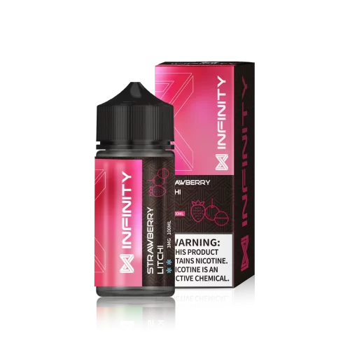 INFINITY FREEBASE – STRAWBERRY LITCHI ICE – 100ML (3MG)