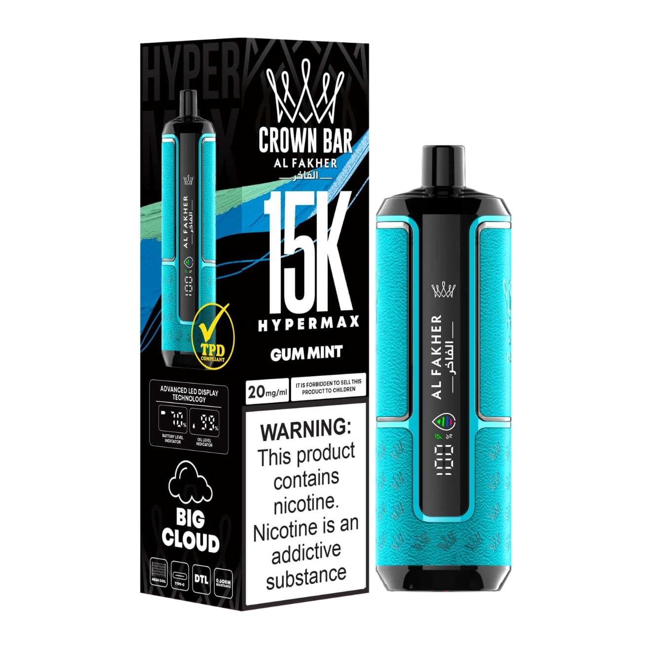 Crown Bar 15K Hypermax - Gum Mint